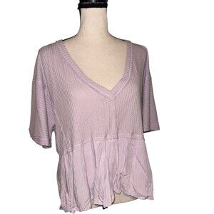 In loom Boho Peplum‎ Top | Size Small